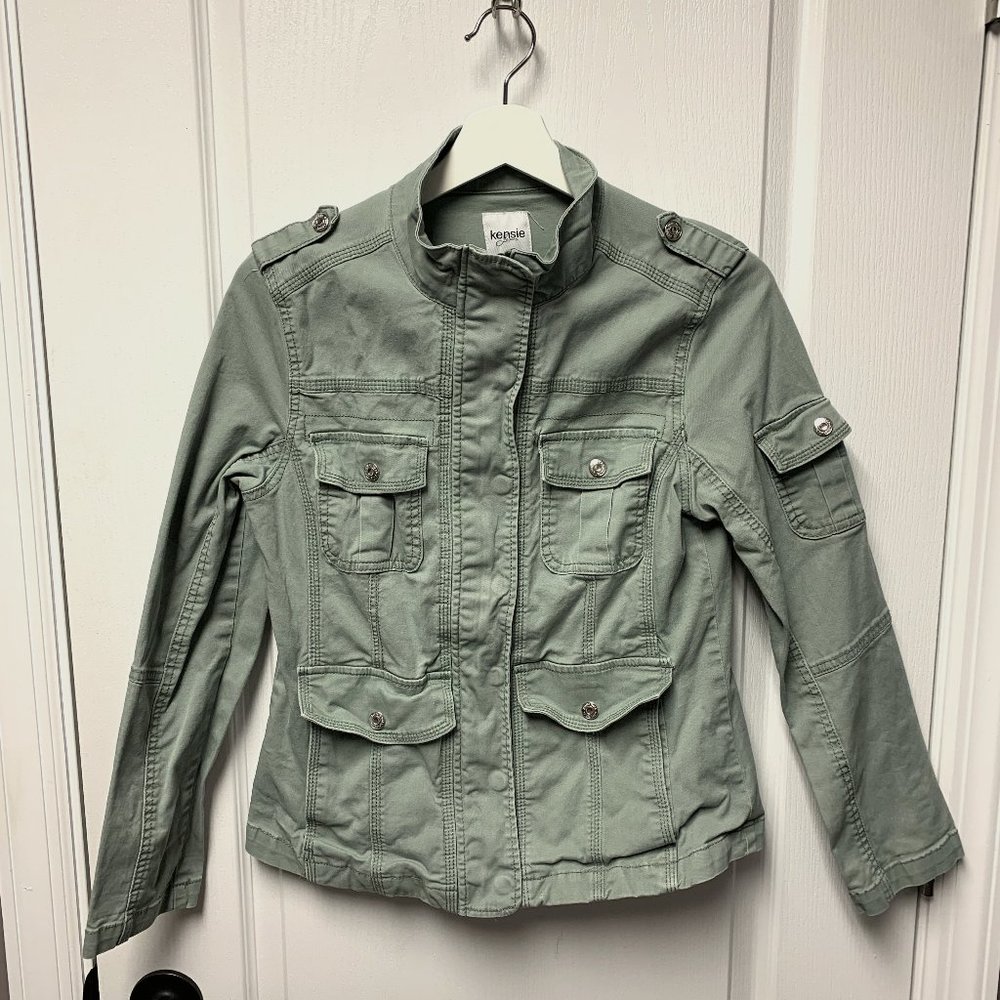 Green Casual Jacket